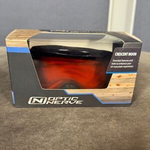 Optic Nerve Crescent Moon Snowboard Ski Goggles 100% UV Protection Anti Fog NEW